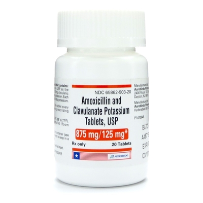 Amoxicillin Oral 100mg Tablets Pill Bottle Labels And Boxes Customized
