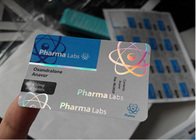 Oxandrolone Anavar Oral Custom Pill Bottle Labels 100 * 32mm Anti - Fake Printing