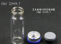 Transparent Tubular Glass Vials / Small Glass Bottles For Liquid Steroids