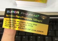 10ml Vial Hologram Sticker Labels / Medicine Bottle Label Laser Printing