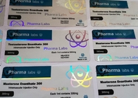 Hologram Medication Label Stickers For Injection Vial Steroid 10ml Bottles