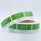 White PVC 10ml Vial Pantone Adhesive Sticker Labels