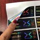 PMS Color Hologram Laser Glass Steroid Vial Labels