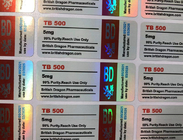 TB500 And BPC 157 Peptide Vial Labels And Boxes Free Design