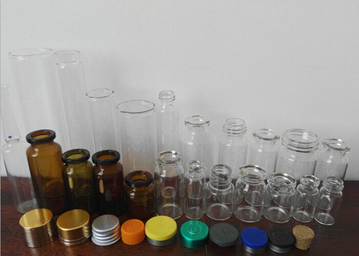 Amber Little Glass Vials 10mL Bottle 22mm Wide 50mm Tall With Dropper