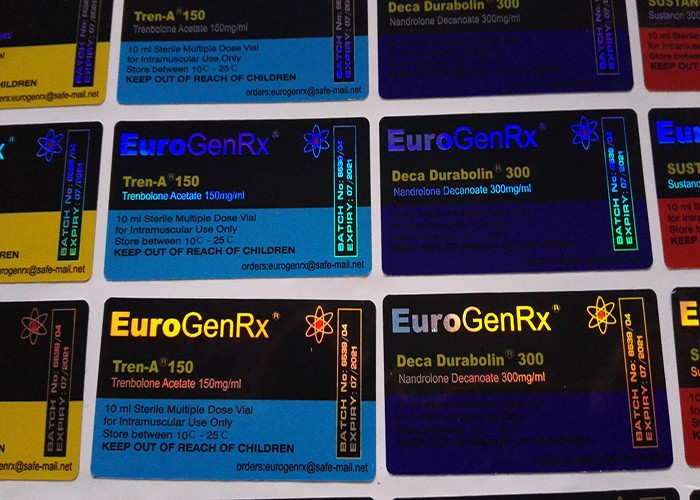 Euro Gen Rx Deisgn Medication Label Stickers , Strong Adhesive Pharmacy Labels Stickers