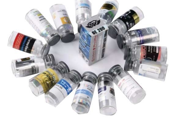 Compact Adhesive Steroid Vial Sticker Label Printing For Different Designs