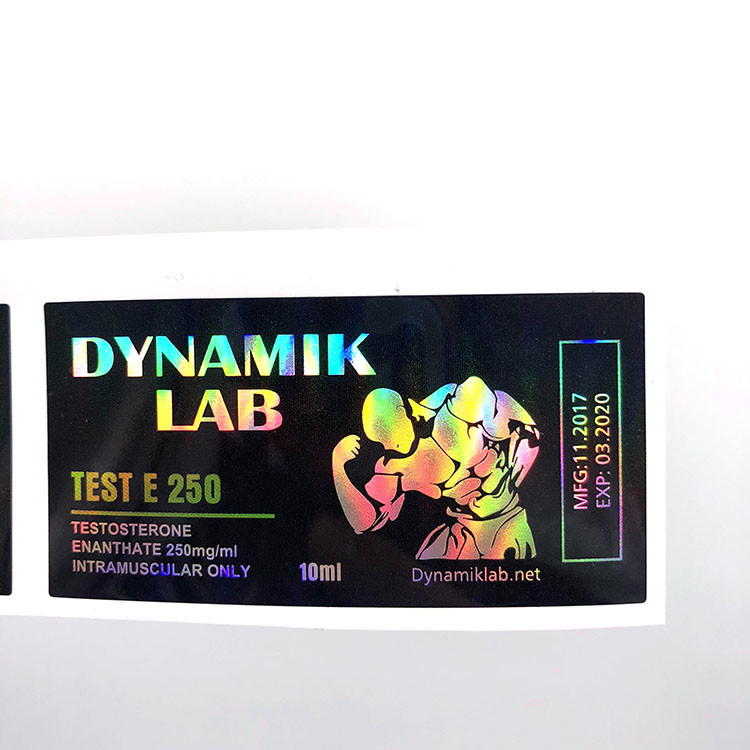 Custom Size Adhesive Sticker Labels Pharmaceutical Packaging For Steroid Injection