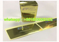 Gold Color Paper Self Adhesive Labels Beautiful Design With CMYK Printing