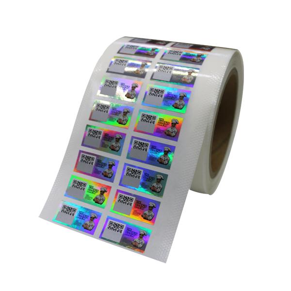 Glass Vial 10ml Hologram Medication Label Stickers