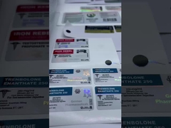 Multi Colored Prescription Bottle Label Matte Laminating Gold Foil Paper Material