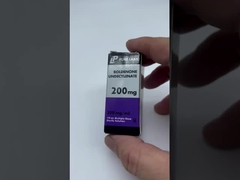 Glossy Surface Finish Glass Screw Top Vials 2labels Waterproof