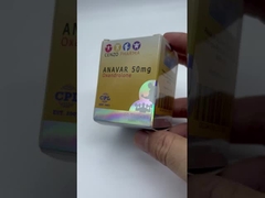 Customized Hologram Halotestin 10mg Bag Labels For Pill Oral  Tablets