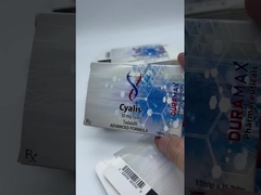 Customized Superdrol 10 Plastic Prescription Pill Bottle Label Waterproof for Packaging