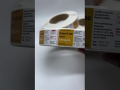 Anavar Oxandrolone Oral Tablets Labels Water Resistant Customized Size Paper Labels