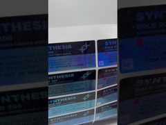 Waterproof Permanent Adhesive Glass Vial Labels With Glossy Surface Finish