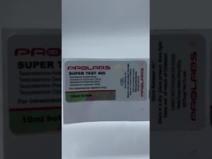 High Glass Vial Labels With Full Color Digital Printing 2.5 Mil Thickness