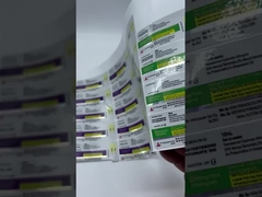 Customized Adhesive Injection Oil Labels For Steroide Product Test Cyp
