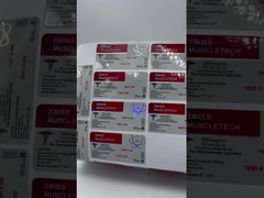 Custom Glass Vial Labels for HCG 10000 and Other Peptide Products Laser Hologram PET Material