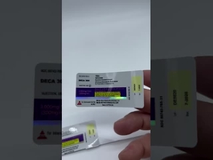 Custom Glass Vial Labels for HCG 10000 and Other Peptide Products Laser Hologram PET Material