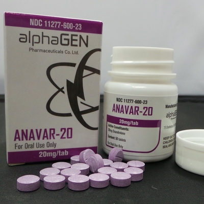 Alphagen Pharma Oral Ananvar 20mg Labels And Boxes For vial Packaging