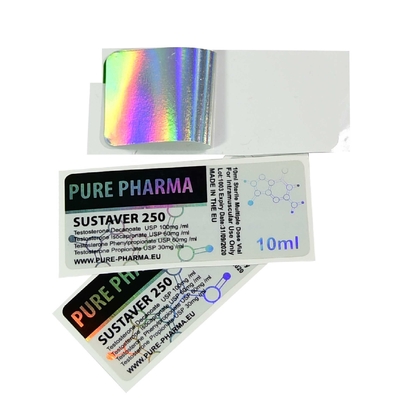 sust 250mg 10ml Pharmacy Glass Vial Labels Laser Materials