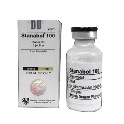 Stanabol 100 for British Dragon  Vial and oral plastic bottles Labels and boxes