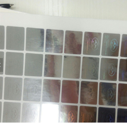 Gold And Silver Hologram Seal Sticker For Product Authentication