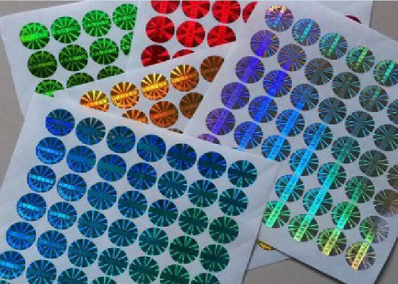 Tamper Evident 3D Custom Holographic Labels For vial Label Box Packaging