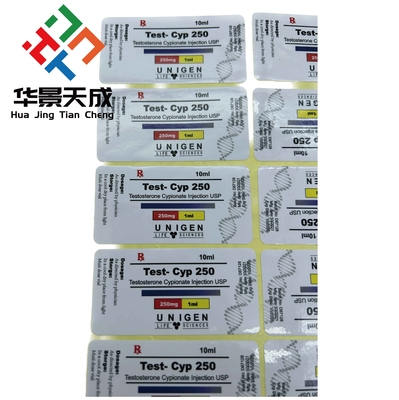 5ml Vial Vial Labels Printing Laser Engraving Cap Color Blue