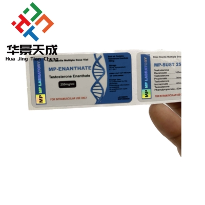 Test E 250 10ml Vial Labels Steroide Injection Labels