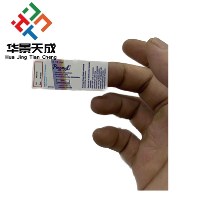 Customizable Glass Vial Labels for 3ml Vials of Tirzepatide Peptides Injectable Oil