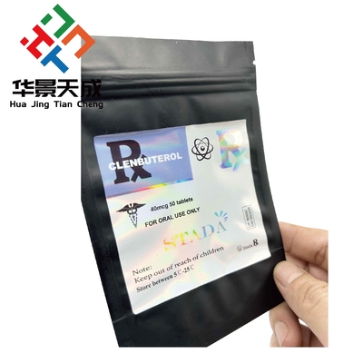 Polypropylene Dianabol Oral 50 Tablets USP Sterilization Labels Pill Oral Bags Label Printing FOR Aluminum Zip Lock Bags
