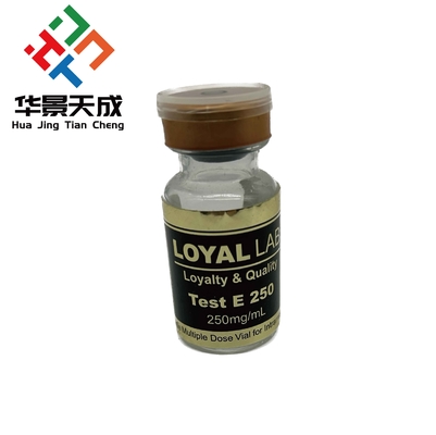 Waterproof 2ml Injection Peptide Bottle Labels Print Gold Material for Reta  trutide 10mg Durable Material