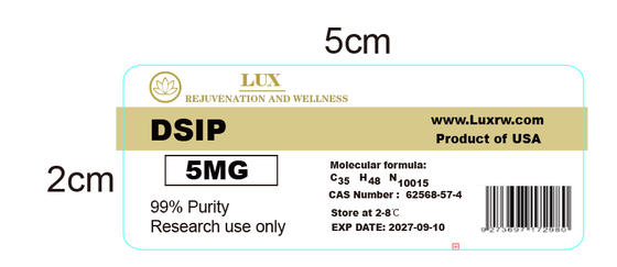 SLU-PP-32 5mg Peptide Vial Labels Pvc Materail  Self Adhesive Labels