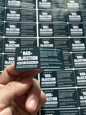 Nad 500 10 Ml Bottle Vinyl PVC Labels Stickers