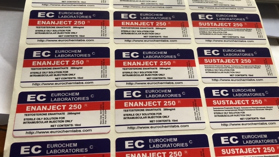 Tren Enanthate 10ml Vial Labels On Vinyl For Anabolic