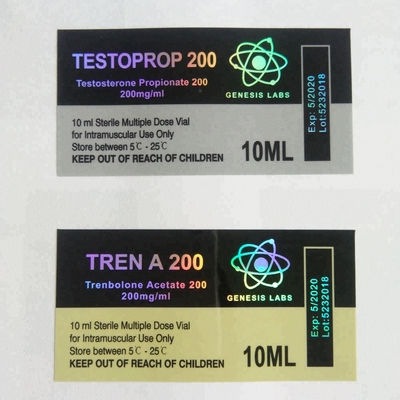 OEM Printing PET Pharmaceutical 10ml Glass Vial Labels