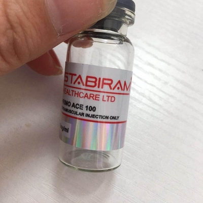 Waterproof Trenbolone Acetate 100mg/ml Glass Vial Labels