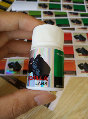 Glossy Lamination 10ml test vial Bottle Labels