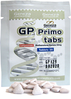 Geneza Lab Primo Tabs Methenolone Acetate Pill Bags Labels