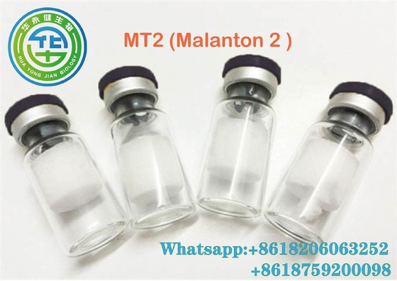 Melanotan 2 Peptides Receptor 121062-08-6 Melanotan-II Mt2 peptide protein powder CasNO. 121062-08-6