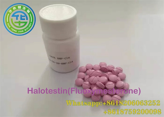 Wholesale Anabolic Steroid 10mgx100/Bottle halo Halotestin Fluoxymesterone Bodybuilding Builds Lean Muscle CAS 76-43-7