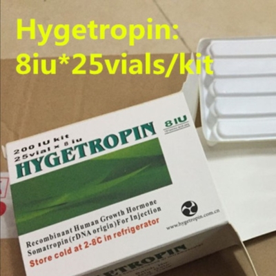 Hyge tropin 200iu HG (Somatropin HG) 25Vials labels and boxes