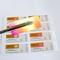 Hologram Laser PET Vial Labels Customized Design For 10ml Glass