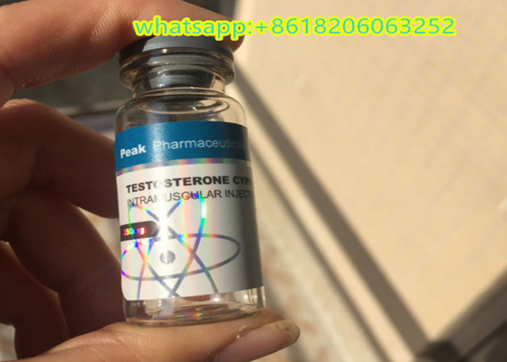 Laser Material Removal 10ml Vial Labels Small Size Blue Design Hologram Shiny Effect