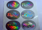 Tamper Evident 3D Custom Holographic Labels For Steroid Label Box Packaging
