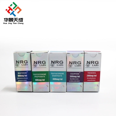 Rectangle Shaped Custom Medicine Packaging Boxes Convenient Laser Logo Stamped