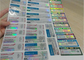 Hologram Printing 10ml Custom Vial Labels Removable Pharmaceutical Stickers