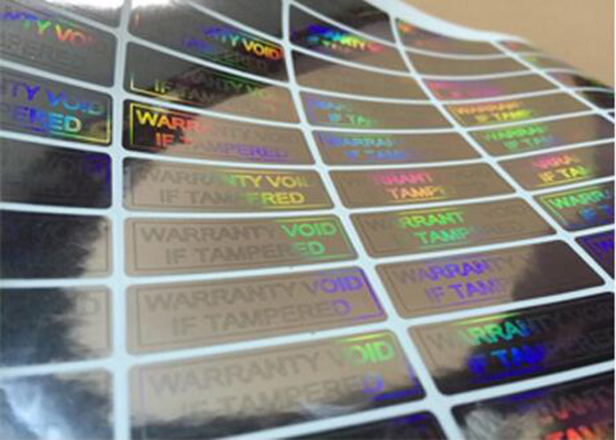 3D Round Hologram Stickers / Anti Counterfeit Sticker With Running Numbers